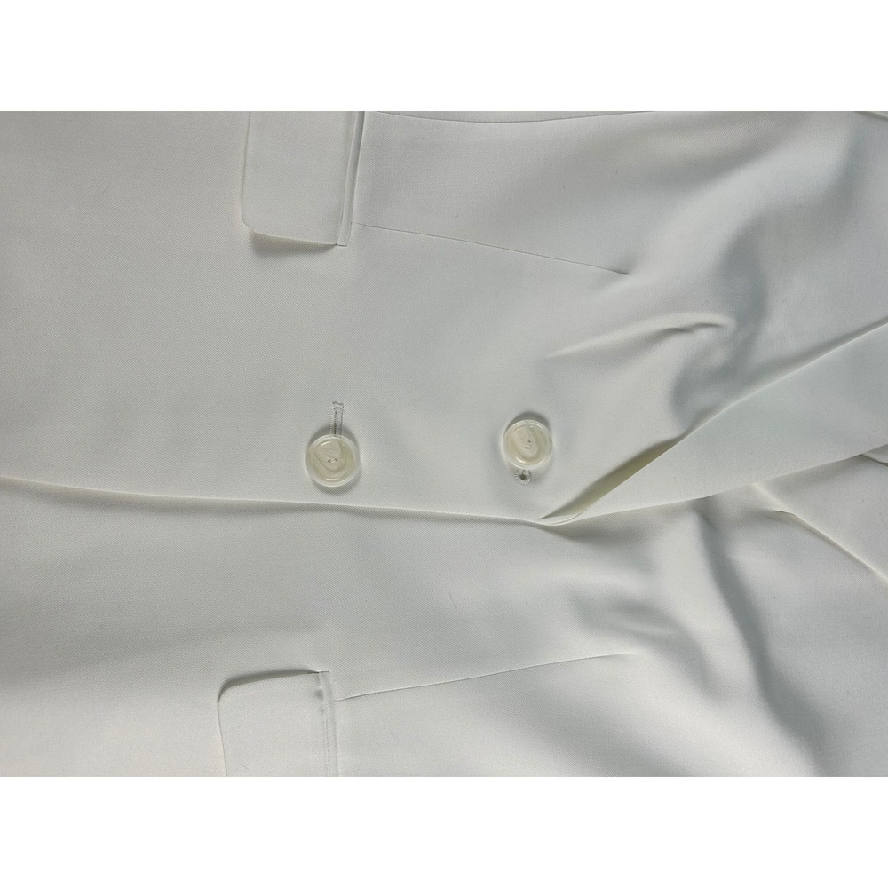 Jones Studio Separates Womens White 2 Piece Skirt Suit Blazer Set Size 16 NEW - Picture 9 of 16